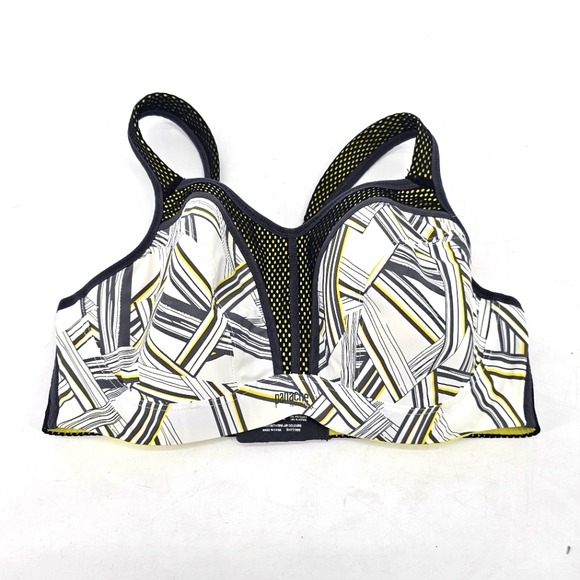 Panache Wired Convertable Sports Bra in Stripe Print 36DD - Picture 1 of 7
